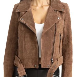 Blank NYC Suede Moto Jacket